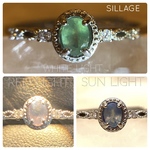 ｿｰﾃｨﾝｸﾞ付き 天然 ｱﾚｷｻﾝﾄﾞﾗｲﾄ ﾌﾞﾗｼﾞﾙ産 ｼﾙﾊﾞｰﾘﾝｸﾞ約4.3×3.2mm  0.261ct  ｶﾗｰﾁｪﾝｼﾞ colorchange alexandrite
