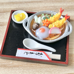 ミニチュア　鍋焼きうどんセット