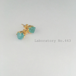 アパタイトのシンプルピアス