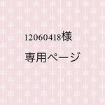 12060418様専用ページ