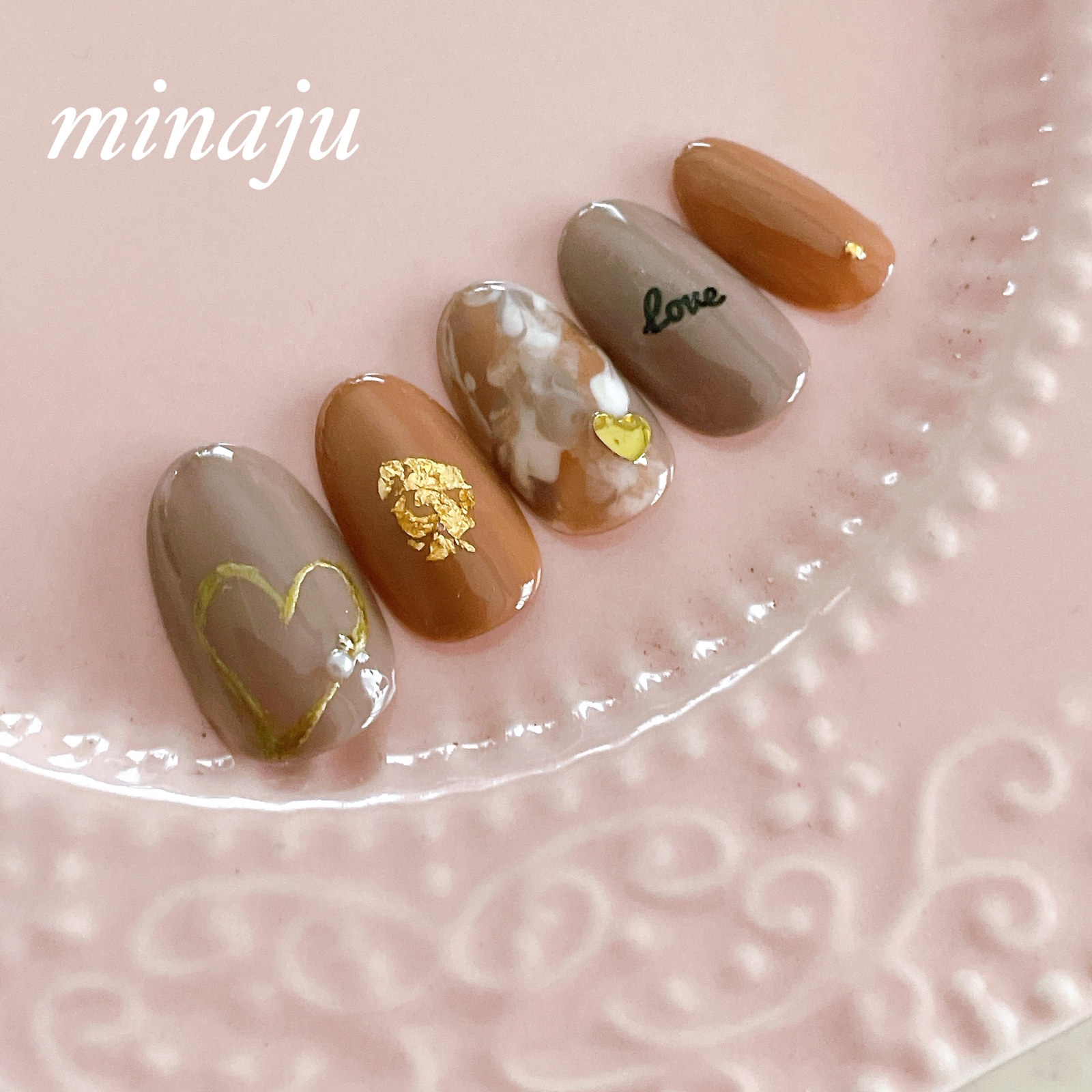 チョコ。 ネイルチップ bd6dbaad1bfb3528ca9b8fd7e976c5