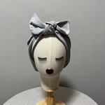 グログラン風ニット　ターバン風キャップ　前髪もつけられます！　C TYPE