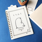小説とほぼ同じサイズの文庫本風ぶたノート