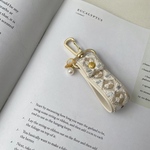 embroidery key charm C /刺繍リボンのキーチャーム  