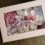 prescious smoky pink box:ギフト、ウェルカムフラワー、リングピローにも