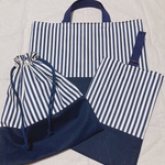 レッスンバッグ 体操服袋  上靴入れ 3点セット