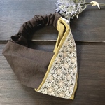 【完成品】クロスヘアバンド【インド刺繍リボン】