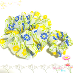 親子ペア♡花柄シュシュ