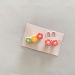 3flowersベビークリップとベビーヘアゴムSET