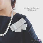 インスタで大人気♡リボンブローチ・コサージュ♡卒入学に♡ブラウリッシュ
