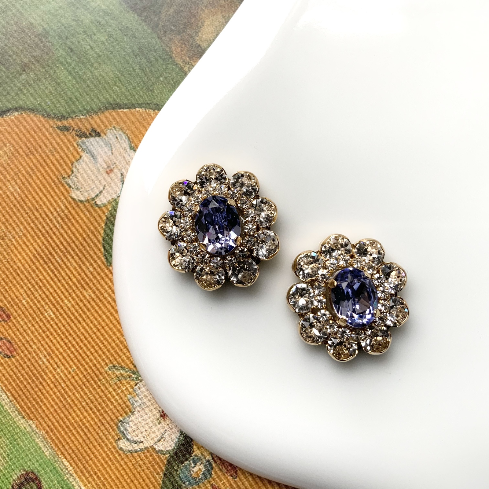 Victorian flower(Provence lavender) pierce / earring 5,082円