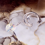 Crystalize ear cuff   雫型クリスタルAB