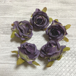 造花　アーティフィシャルフラワー　セット　花材　フラワーパーツ　ハンドメイド　まとめ売り　シルクフラワー　アートフラワー　バラ　薔薇　紫　パープル　むらさき
