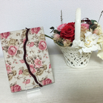 A6サイズ 薄型 手帳カバー フラワー 花柄