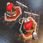 苺＆ショコラマカロン バッグチャーム
