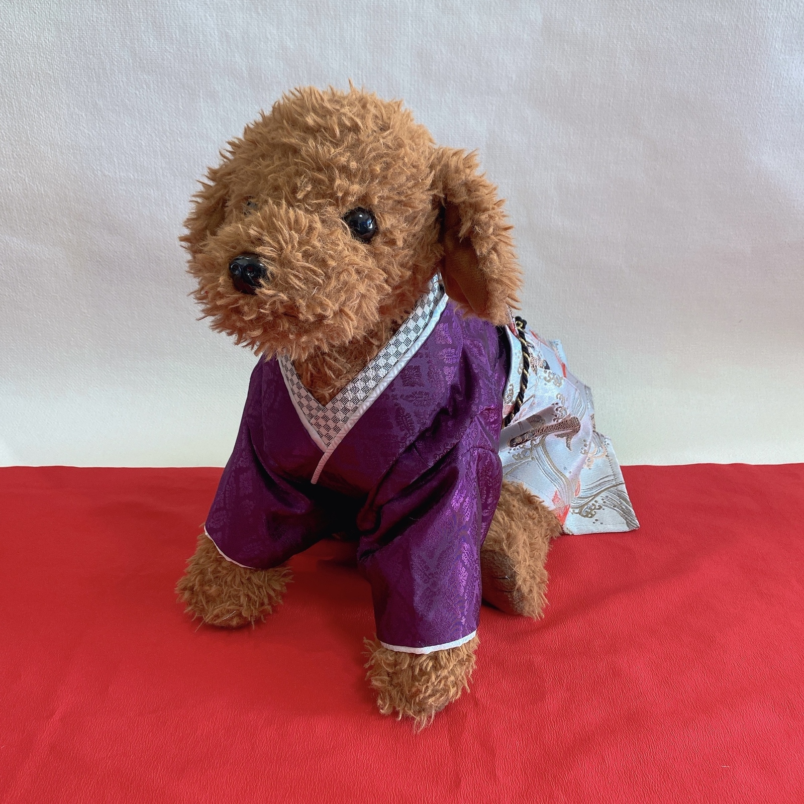 犬の袴✨本格着物&袴セット わんこ着物 京都西陣織金襴生地 犬服