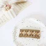 インド刺繍リボン　ヘアピン