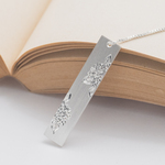 「紫陽花」silver925/bookmarker/本の栞