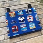 移動ポケット 電車 正面 青