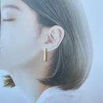 Pi 6▪️gold stick ベビーパールのピアス　清楚なアクセント　セレモニー　卒園　卒業　
