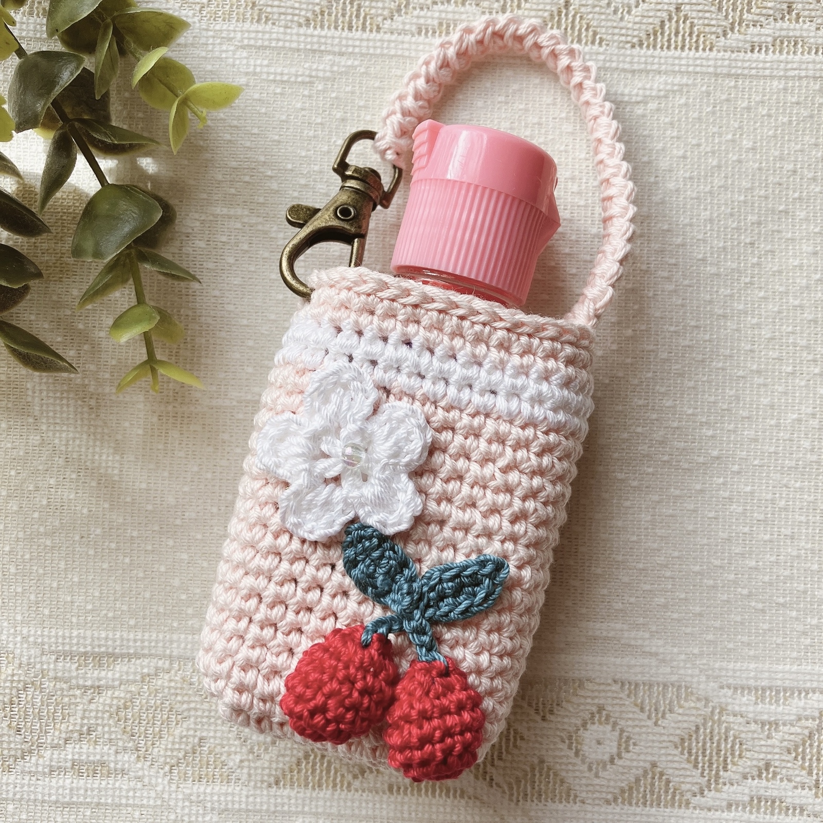 舞様　ひまわり　手ピカジェルホルダー 手ピカジェルホルダー ハンドジェルホルダー チェリー【受注制作