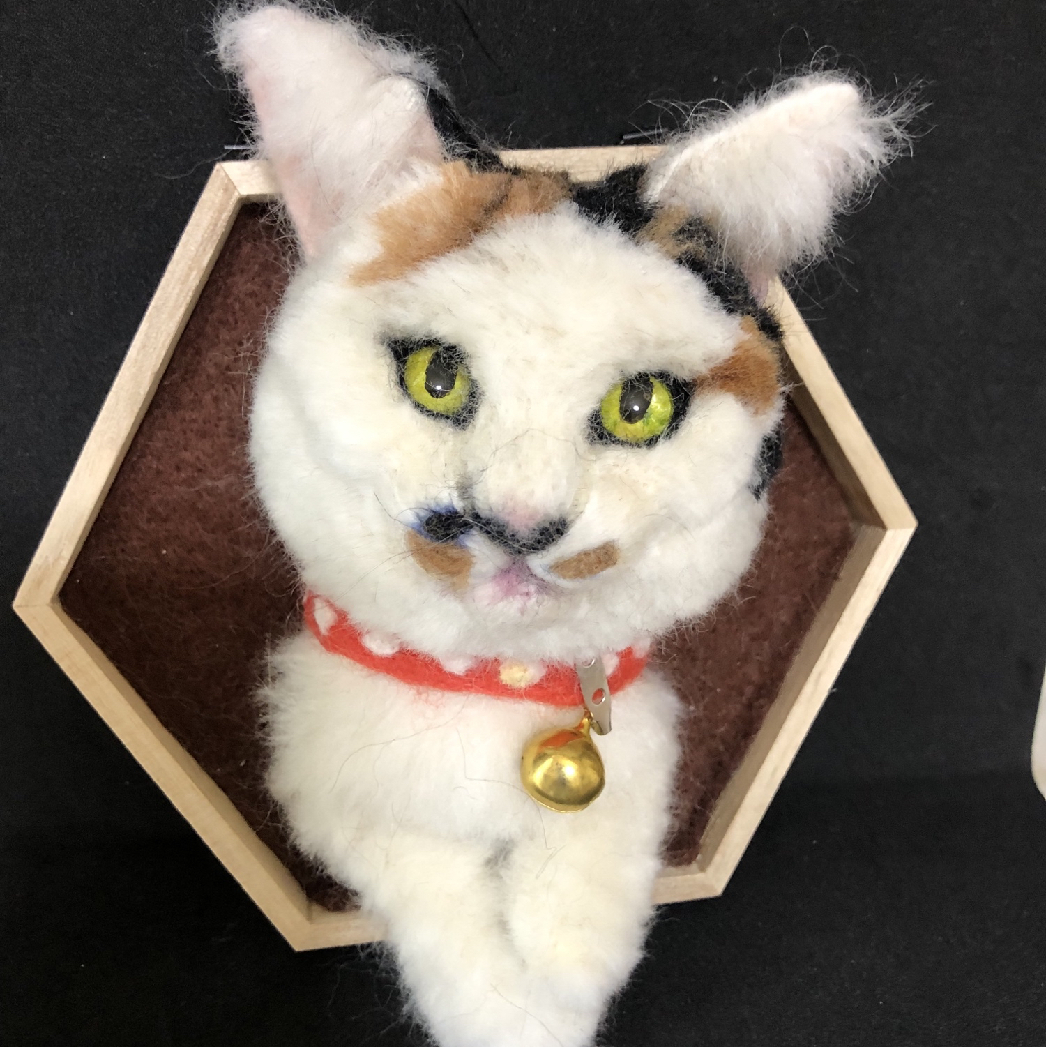 羊毛フェルト オーダーメイド 猫 三毛猫 - ダイヤ・もんぞう工房