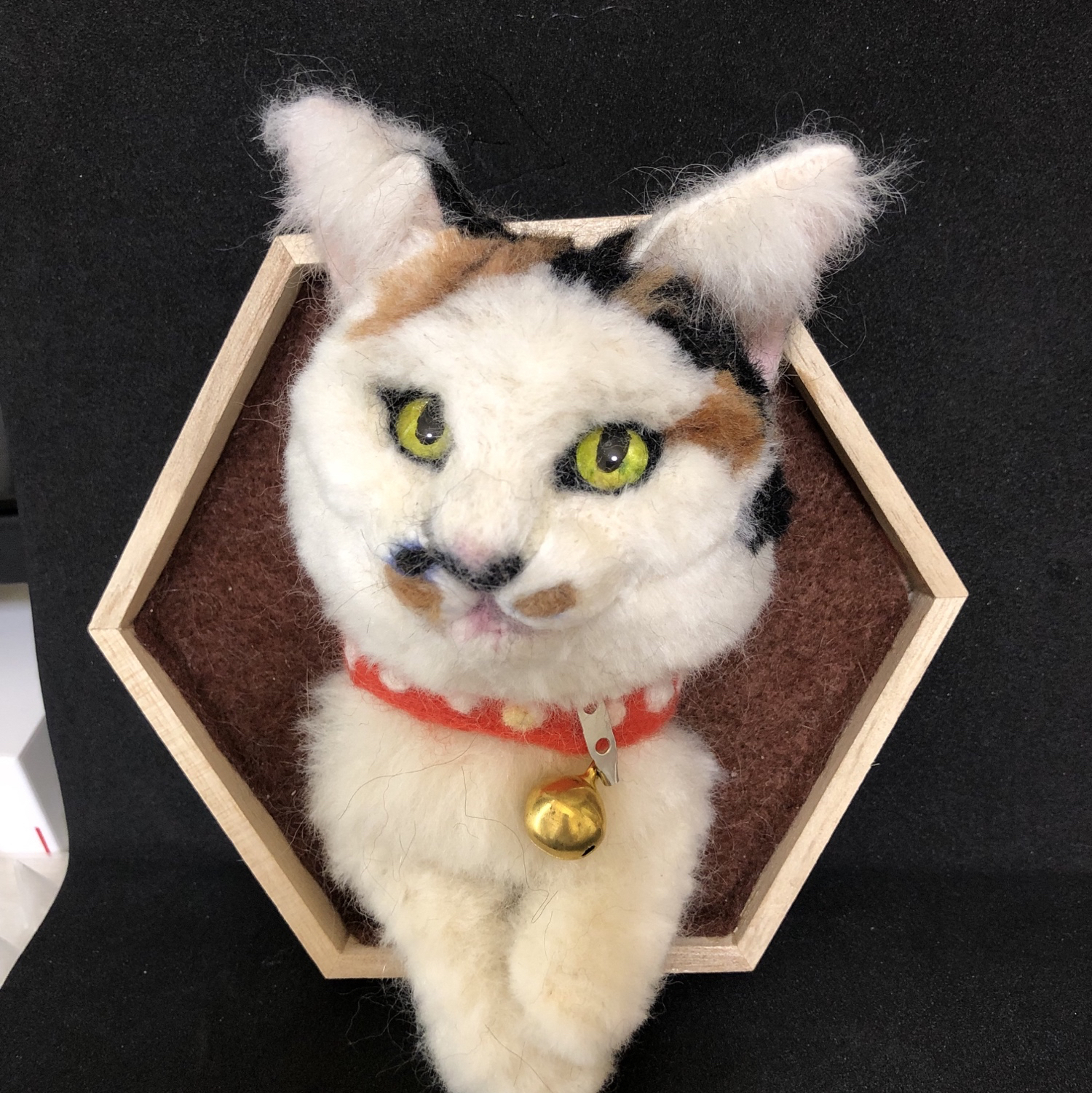 ✿羊毛フェルト✿メル様✿オーダー製作✿ 羊毛フェルト オーダーメイド 猫 三毛猫 - ダイヤ・もんぞう工房