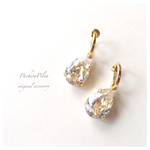 ＊再販＊わたしの秘密の宝物＊swarovski moon light simple earring