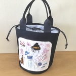 あんこさまご予約品※バケツ型巾着バッグ