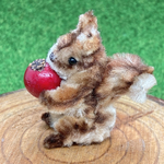 モールアート　シマリス　リス　ポット　モール