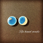 三日月と一番星のピアス/ノンホールピアス