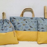 特別価格☆小さな恐竜② 大きめレッスンバッグ3点セット 上履き袋 体操着袋 恐竜