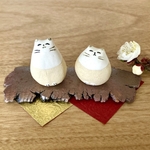 ミニ猫　お雛様　ひな祭り　置物