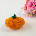🍊みかんのベレー帽🍊　猫　ペット　帽子　ベレー帽