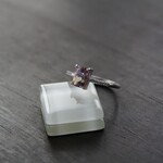 アメトリン　レクタングル　ＣＺラインリング　SILVER925