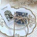 New!小花柄ブルー𖧷インド刺繍リボン ポニーフック ヘアカフ ヘアカフス ヘアフック ラップリボン ラップポニー ヘアアクセサリー 紐アレンジ 紐 刺繍 リボン