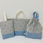 【専用出品です。】☆３点セット☆  入園入学セット《Stripe and Cherry》