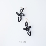 Dancing Butterfly Earring Black ダンシングバタフライ　ピアス　ブラック