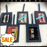 【SALE】カバンの中で迷子にならないポケットティッシュケース☆カセットテープ ポケット付き