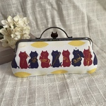 がま口ペンケース⭐︎リメイク品＊猫の楽器隊