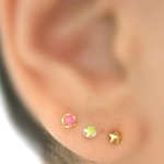 小さなスターピアス