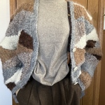 冬色のカーディガン(ラピスラズリの作品)