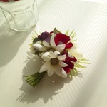 花束コサージュ