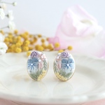 花のワルツ　刺繍ピアス
