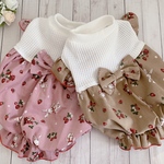 ③色あり✨✨犬服🐶🐾うさぎ🐰といちご🍓バルーンワンピース👗💞