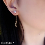 再販*Pearl  And  Marquis Earring