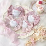 販売実績50点以上！♡再販♡バニラリボンロゼット♡お名前ロゼット