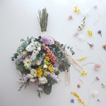 ミモザとユーカリのスワッグ 