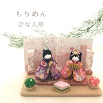 ちりめん　ひな人形セット