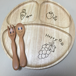 とっても可愛い♥プレート&スプーンフォーク 3点セット